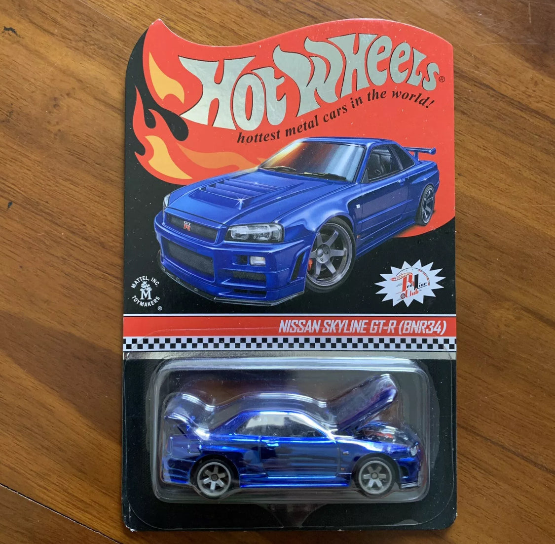 Hot Wheels RLC Nissan Skyline GT-R BNR34 R34 Blue