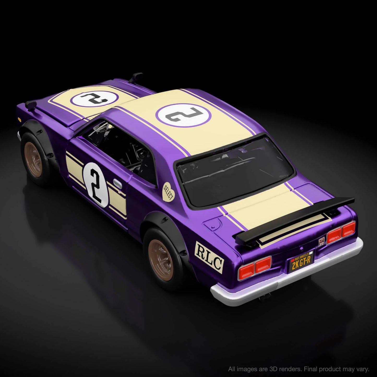 Hot Wheels Collectors
RLC Exclusive sELECTIONs 1972 Nissan Skyline H/T 2000GT-R Purple