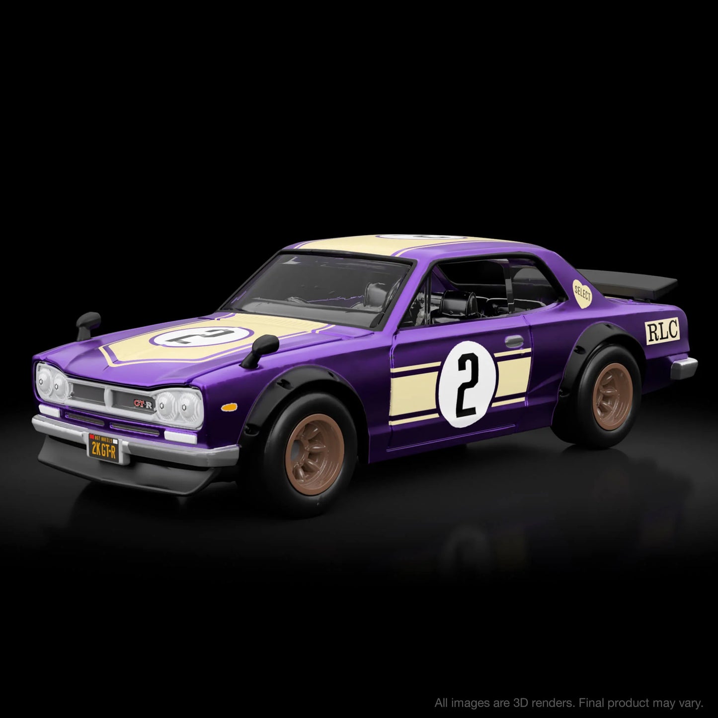 Hot Wheels Collectors
RLC Exclusive sELECTIONs 1972 Nissan Skyline H/T 2000GT-R Purple