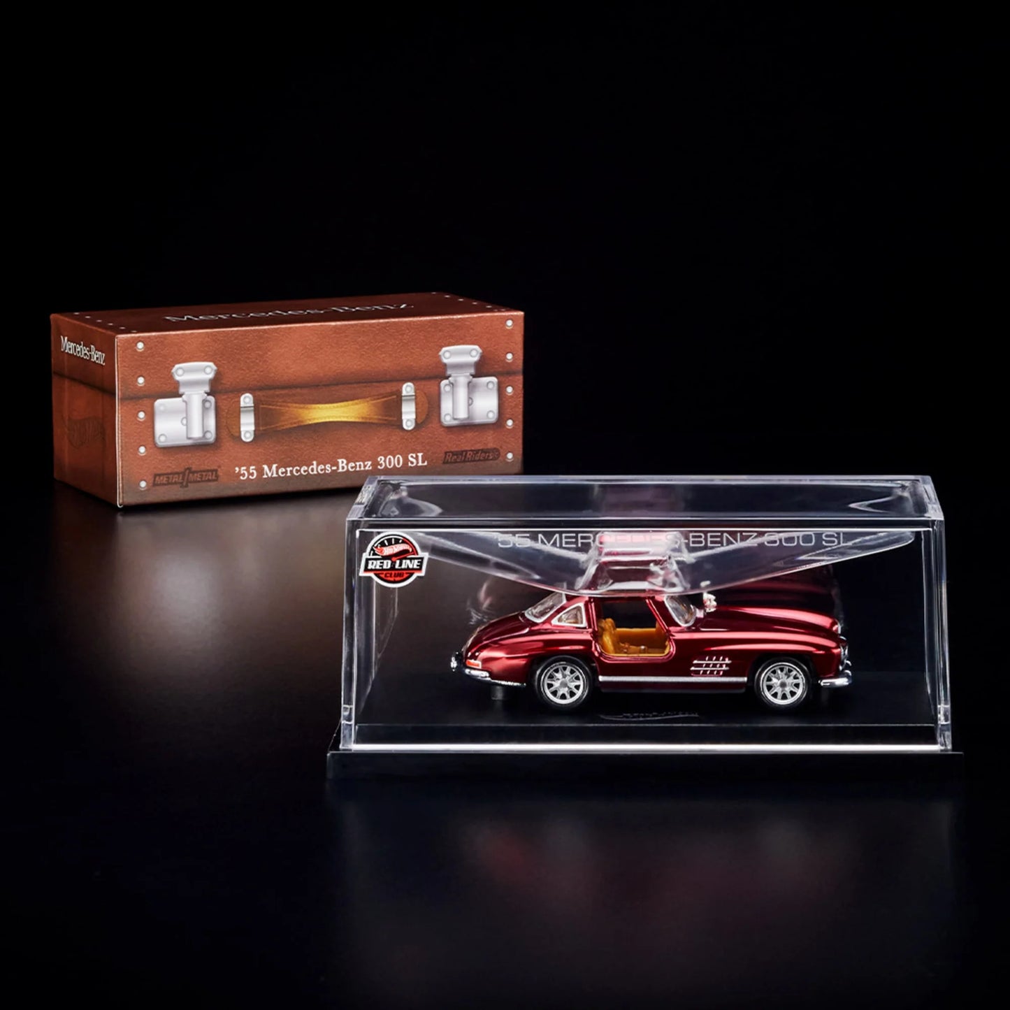 Hot Wheels Collectors
Hot Wheels® RLC™ 1955 Mercedes-Benz 300 SL - "Oxblood"