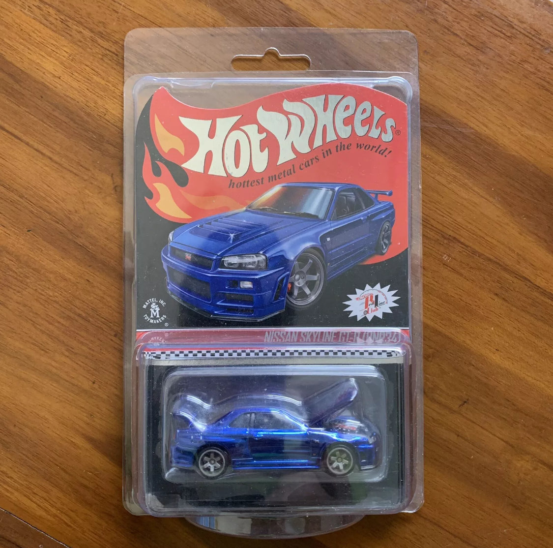 Hot Wheels RLC Nissan Skyline GT-R BNR34 R34 Blue