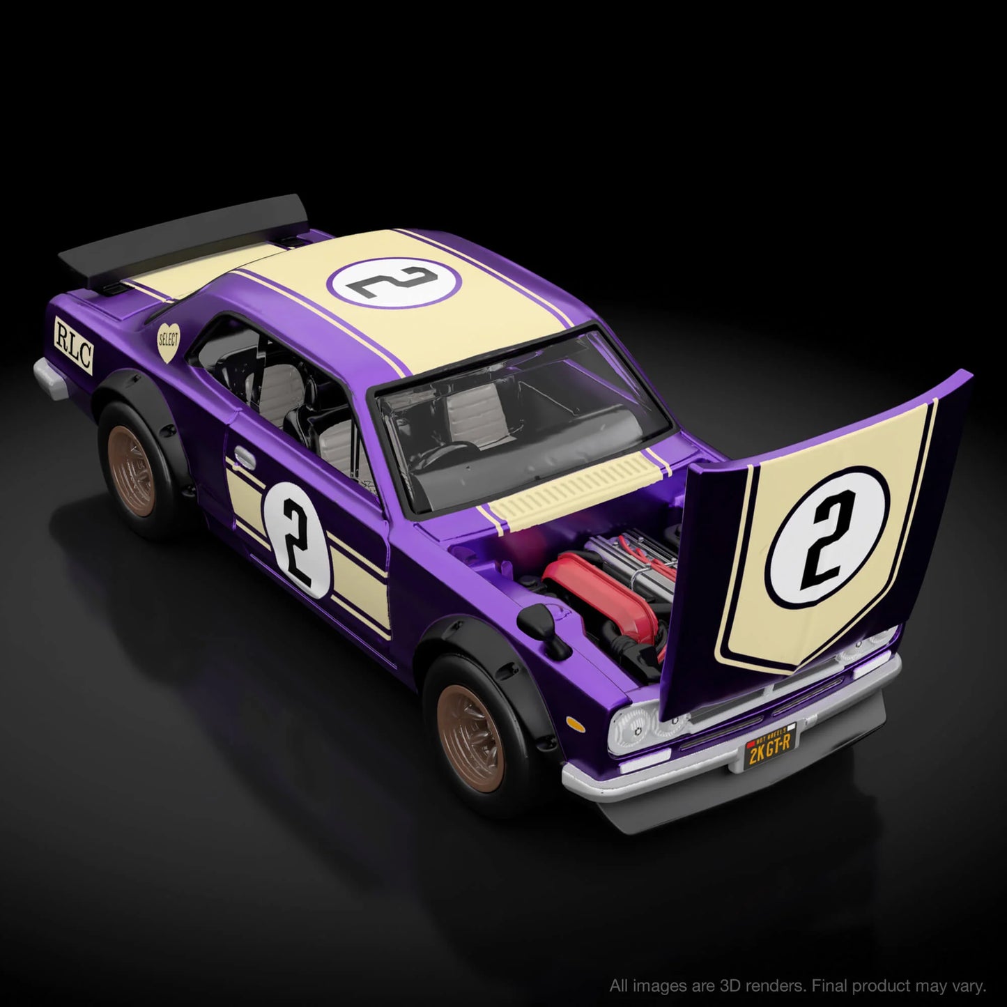 Hot Wheels Collectors
RLC Exclusive sELECTIONs 1972 Nissan Skyline H/T 2000GT-R Purple