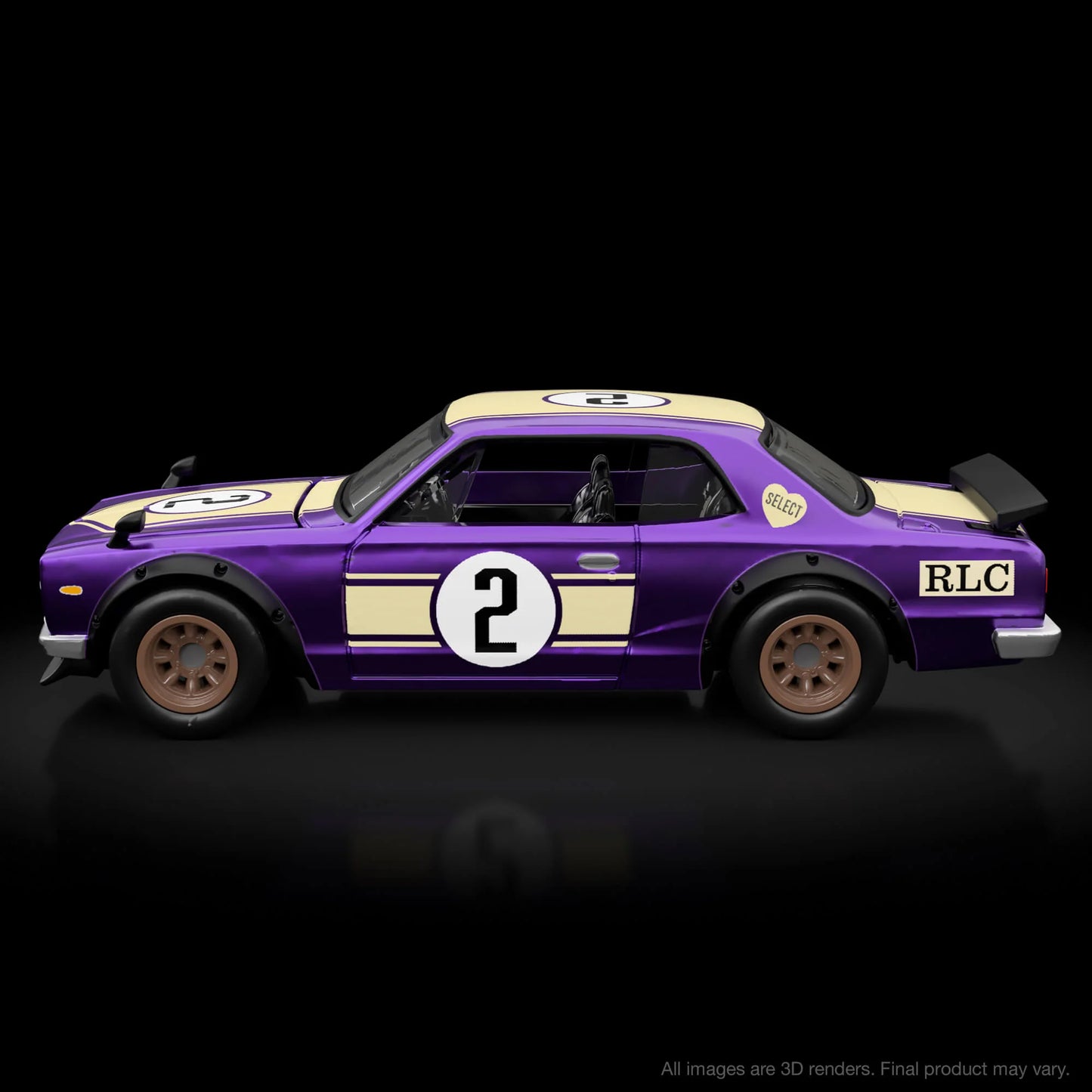 Hot Wheels Collectors
RLC Exclusive sELECTIONs 1972 Nissan Skyline H/T 2000GT-R Purple